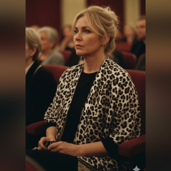 Chico's Women OneSize No Tags Leopard Print Kimono Open Ruana Wrap Shawl - Picture 1 of 5